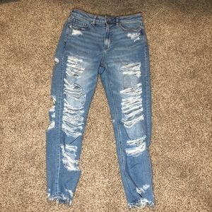 American Eagle ripped jeans